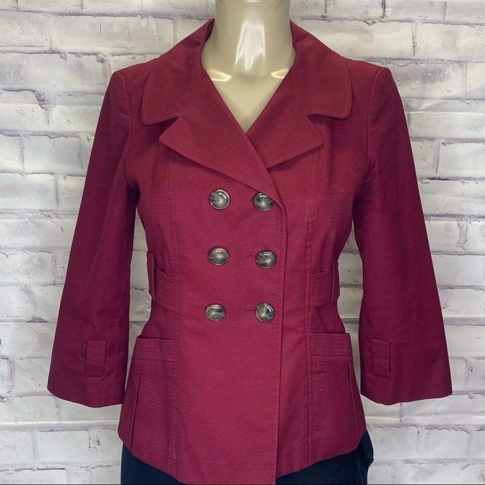 Banana Republic Jacket Raspberry Pink Peacoat
